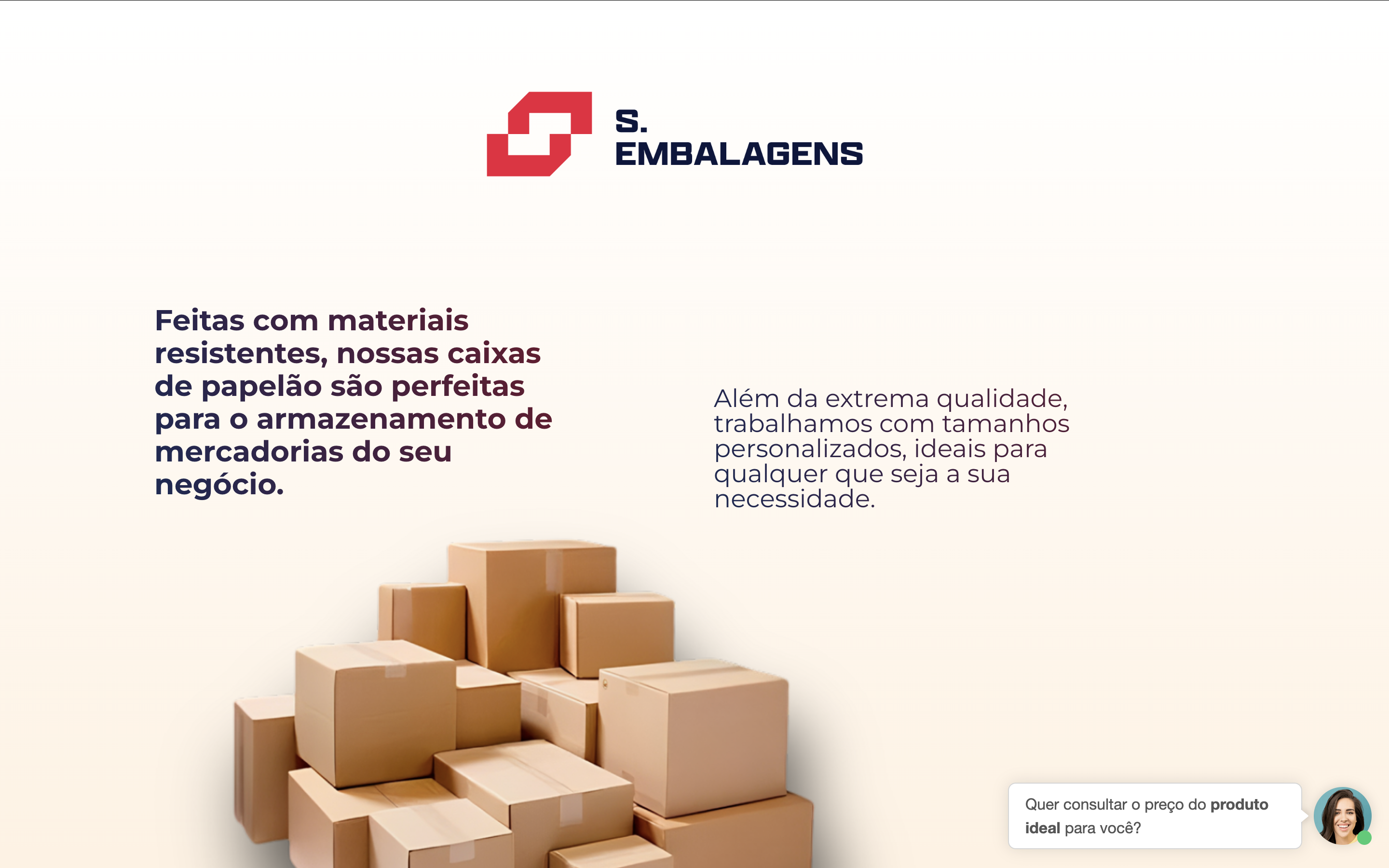 Site de Sales Embalagens