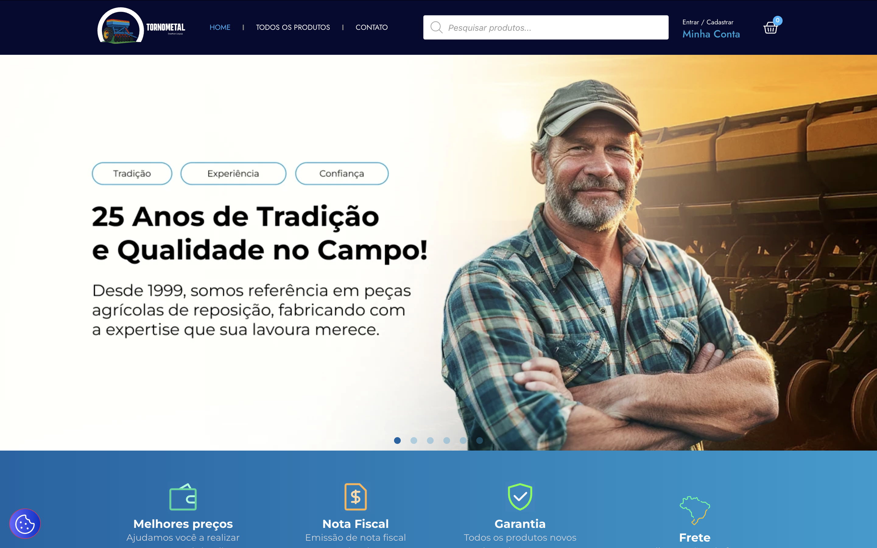 Site de TornoMetal Everton Lopes